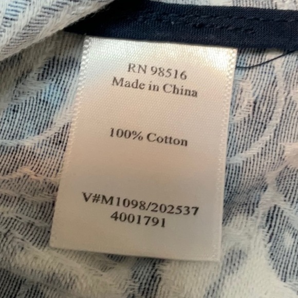 Coldwater Creek Crisp Blue/White Jacket - size 18 - Picture 4 of 4